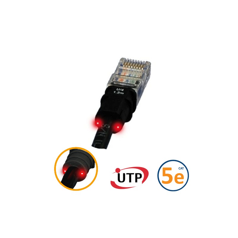 Cordon réseau RJ45 Patchsee Cat 5e UTP 4.9m