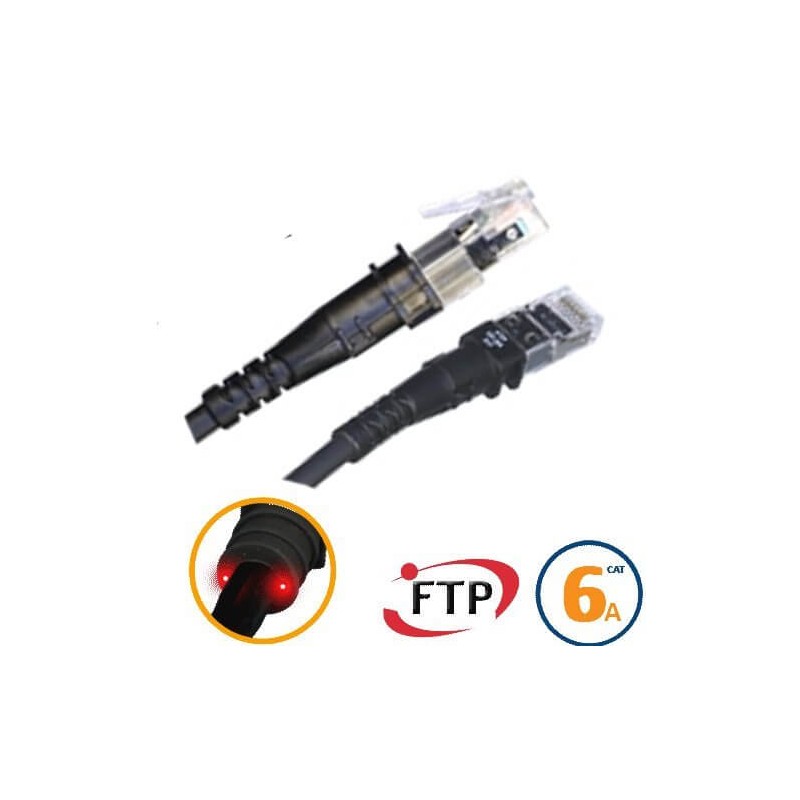 Cordon réseau RJ45 ThinPATCH Cat 6a U/FTP 1,2m
