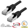 Cordon RJ45 Cat 6a S/FTP Primacy LSZH 0.3m noir